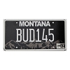 2017 Montana Bird Of Pray License Plate #BUD145